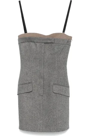 Sportmax Vestido corto de tweed