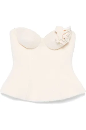 GIUSEPPE DI MORABITO Top estilo bustier tejido