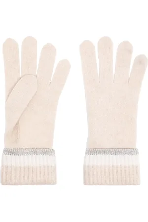N.PEAL Sparkle Cuff Gloves