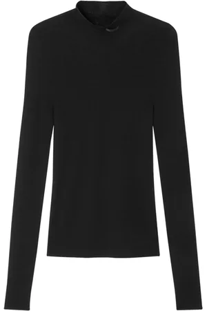 VERSACE Top tejido de canalé