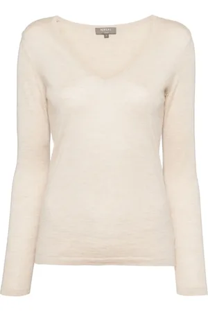 N.PEAL Suéter con cuello en V