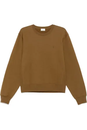 Saint Laurent Sudadera con logo bordado