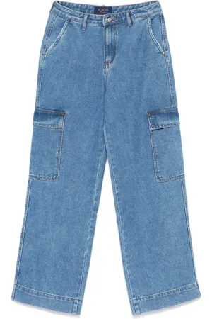 Kaos Jeans cargo con diseño recto