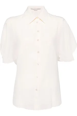 Stella McCartney Camisa de seda con botones