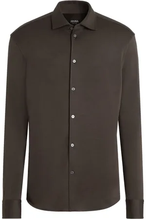 Ermenegildo Zegna Camisa con cuello de pico