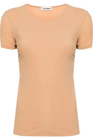 Jil Sander Playera manga corta con cuello redondo