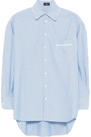 Etro Camisa con motivo en jacquard