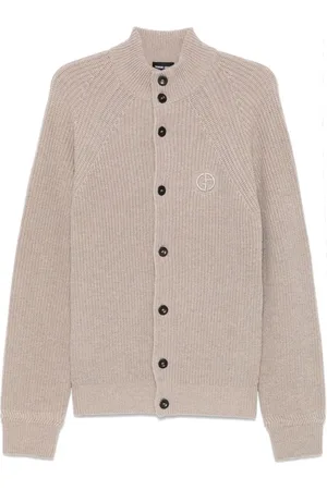 Giorgio Armani Cárdigan tejido de canalé