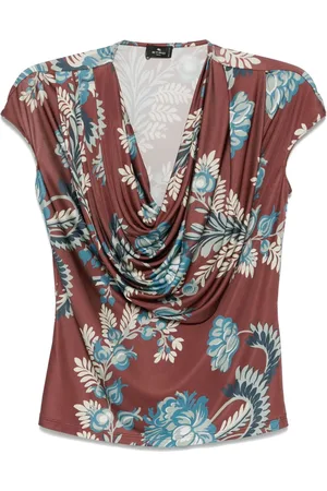 Etro Top con estampado floral