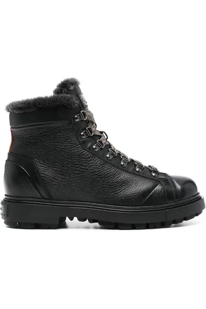 santoni Botas con ribete lana