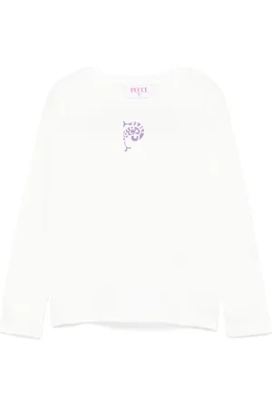 PUCCI Junior Playera con logo estampado
