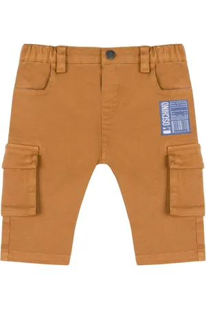 Moschino Pantalones cargo con aplique del logo