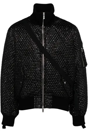 Helmut Lang Chamarra bomber con cinturón