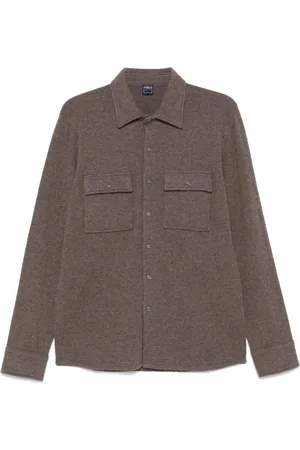 FEDELI Sobrecamisa de cachemira Corviglia