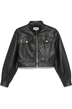 Moschino Chamarra con cuello texturizado