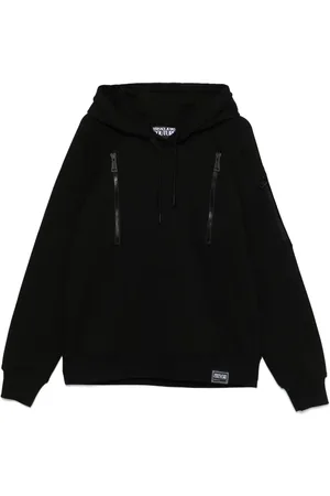 VERSACE Hoodie con parche del logo