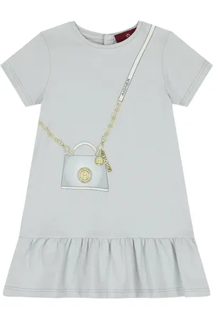 Aigner Vestido con bolsa estampada