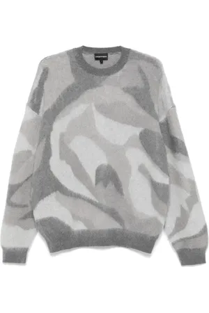 Emporio Armani Suéter con estampado militar