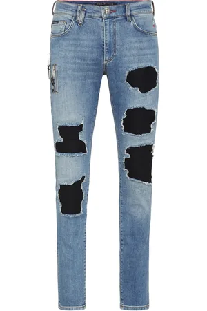 Philipp Plein Skinny jeans con detalles rasgados