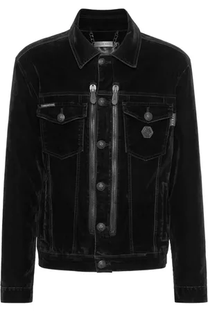 Philipp Plein Chamarra con logo de cristal