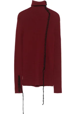 YOHJI YAMAMOTO Suéter con ribete sobrehilado