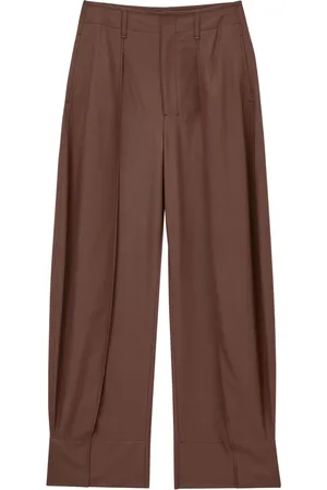 LEMAIRE Pantalones de vestir con diseño curvo