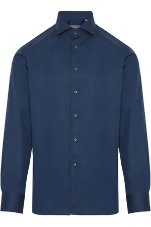 corneliani Camisa de popelina
