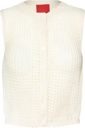 Cashmere In Love Chaleco de crochet con botones