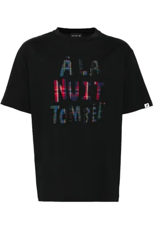 AGNÈS B. Playera con aplique del logo