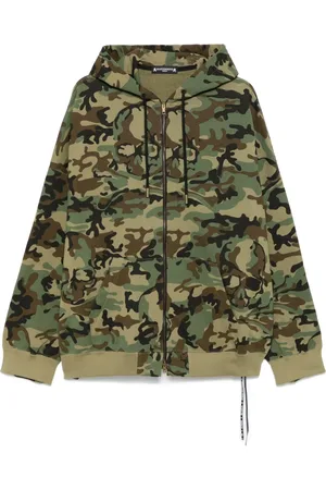 MASTERMIND JAPAN Hoodie con estampado militar