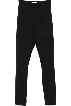 NISSA Leggins con detalles de strass