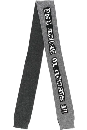 VALENTINO GARAVANI Slogan embroidered scarf
