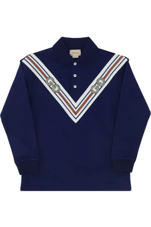 Gucci Playera tipo polo estampado