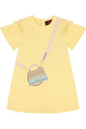 Aigner Vestido con bolsa estampada