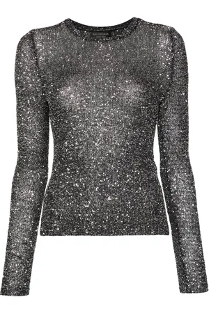 Balenciaga Top con lentejuelas