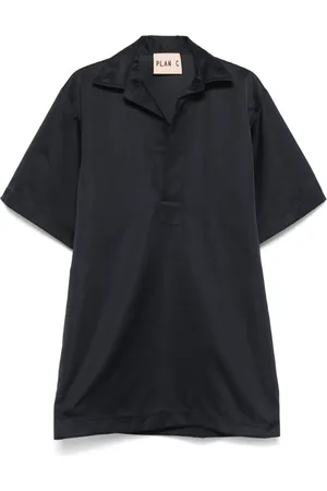 Plan C Vestido corto de satén Duchess