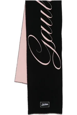 Jean Paul Gaultier Mascada con logo en jacquard
