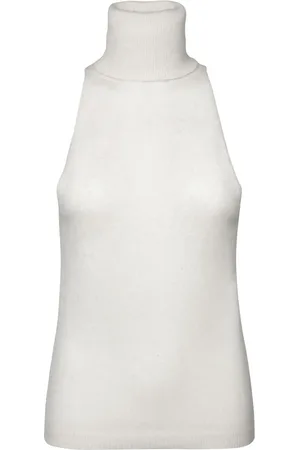 Cashmere In Love Top de seda con cuello de tortuga