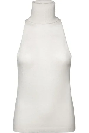 Cashmere In Love Top de seda con cuello de tortuga