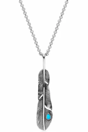 Nialaya Collar con dije de pluma