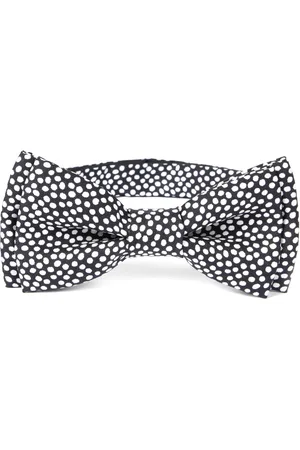 Paul Smith Corbata de moño de seda con estampado de lunares