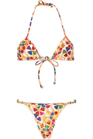 Reina Olga Bikini con estampado geométrico