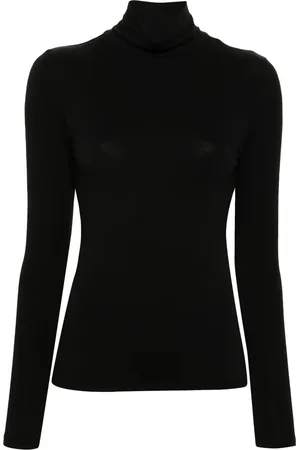 Maje Top con cuello vuelto