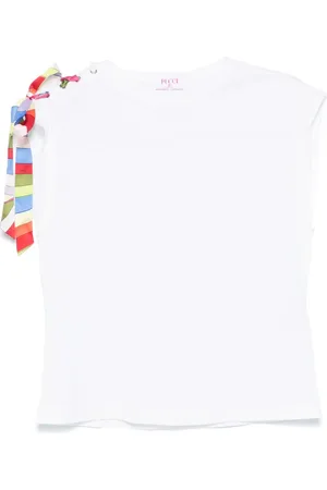 Puccini Playera con detalle de moño