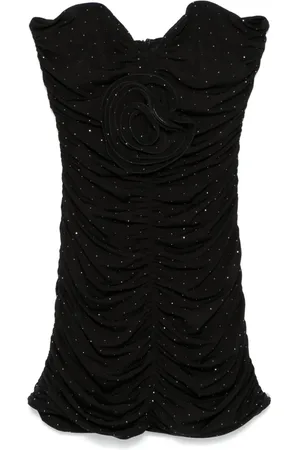 NISSA Vestido corto con aplique floral