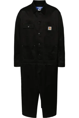 JUNYA WATANABE Abrigo largo con cuello en contraste de x Carhartt
