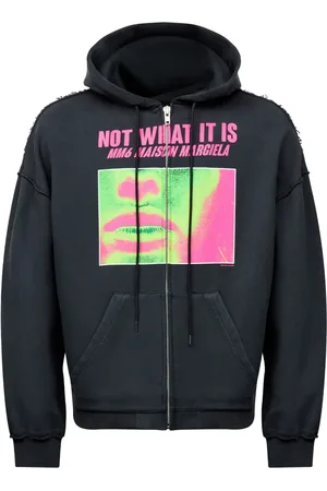 Maison Margiela Hoodie con estampado gráfico