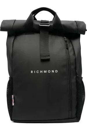 John Richmond Mochila con logo estampado