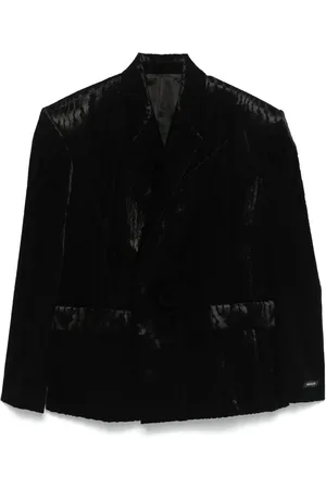 MUGLER Blazer de terciopelo
