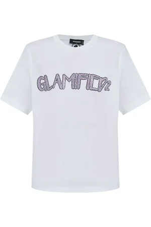 Dsquared2 Playera con detalles de strass